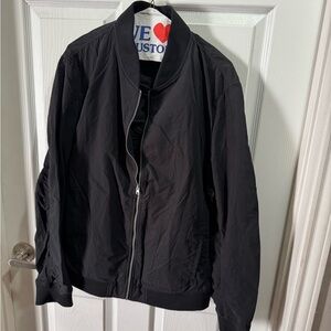 All saint Black Bomber Jacket